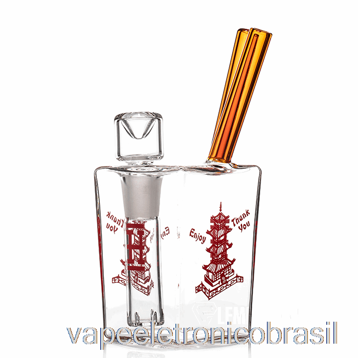 Vape Recarregável Hemper Bong Chinês Para Viagem Transparente